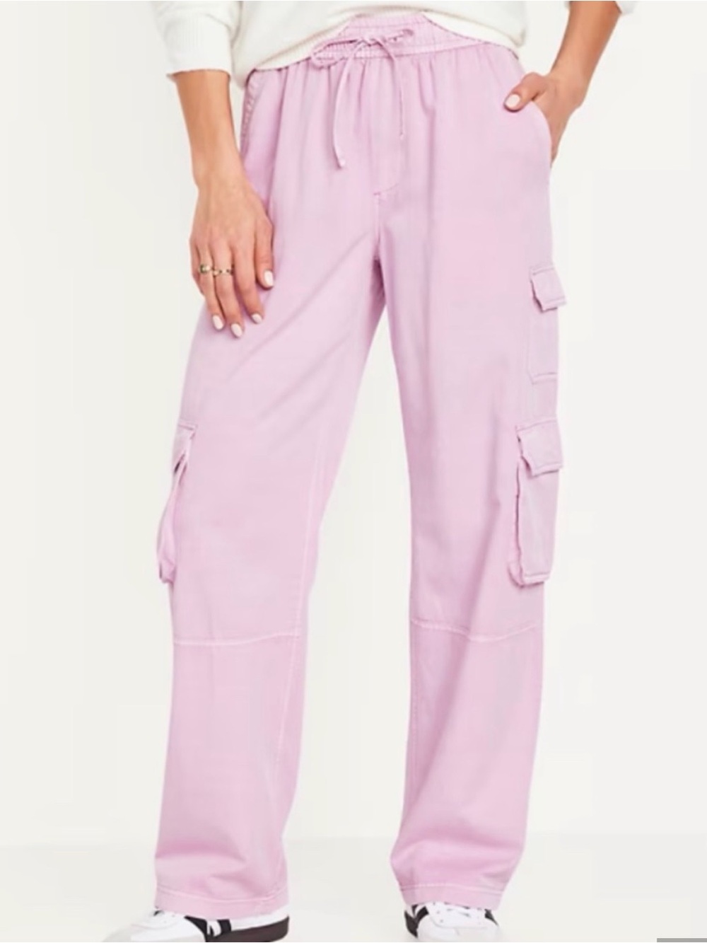 Old Navy Pink Cargo Jogger Pants